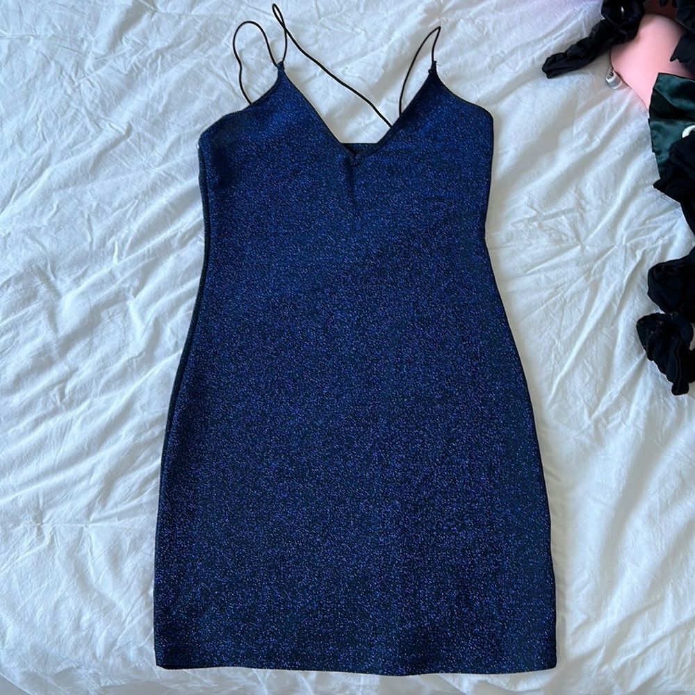 Sexy blue dress